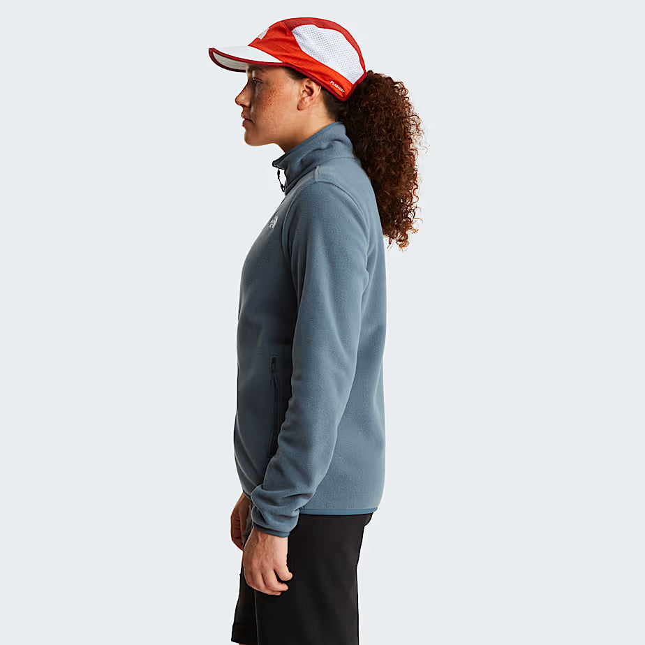 Womens Glacier Full Zip Fleece (Granite Grey)