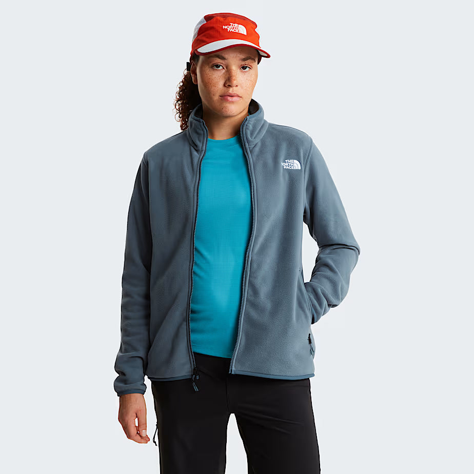 Womens Glacier Full Zip Fleece (Granite Grey)