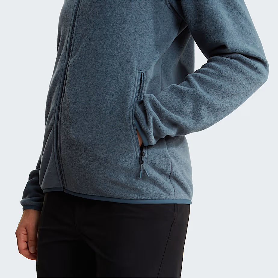 Womens Glacier Full Zip Fleece (Granite Grey)
