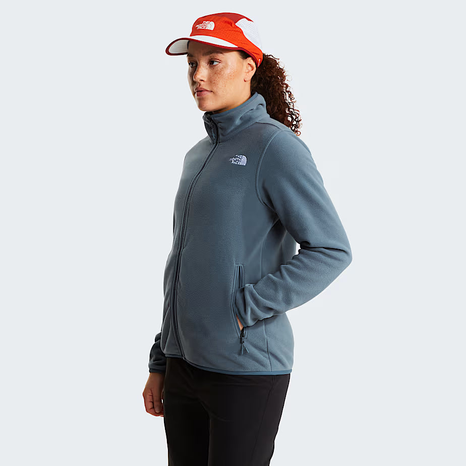 Womens Glacier Full Zip Fleece (Granite Grey)
