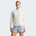 Womens 100 Glacier Full Zip Fleece (White Dune/White)