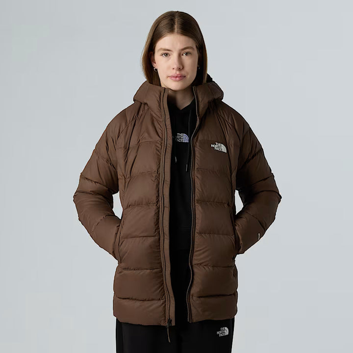 Womens Hyalite Down Hooded Parka (Smokey Brown)