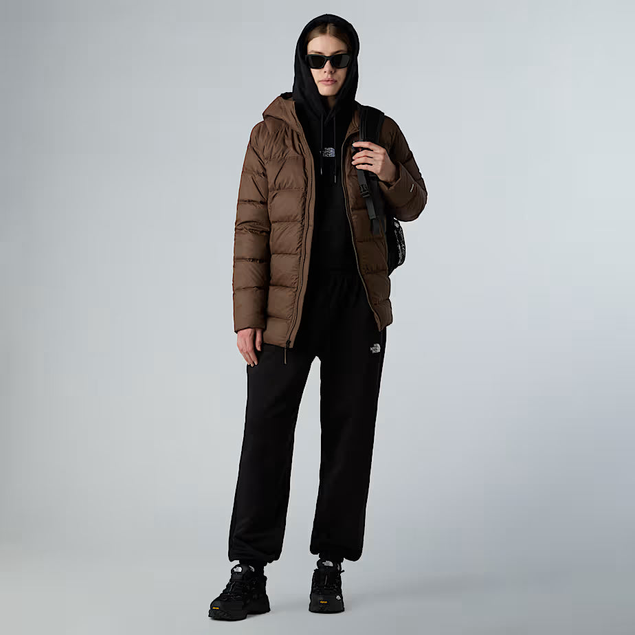 Womens Hyalite Down Hooded Parka (Smokey Brown)