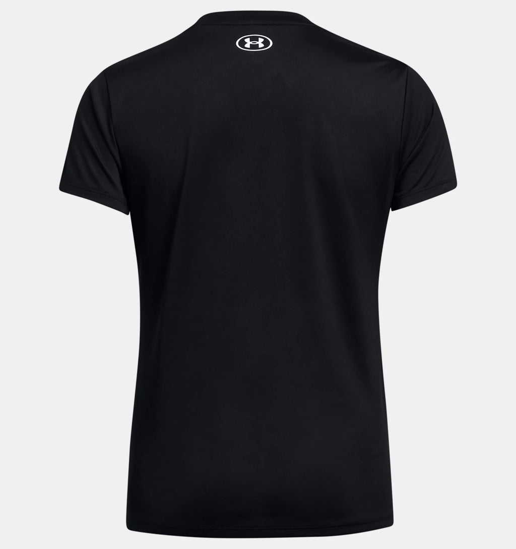 Womens Tech V Neck T-Shirt (Black)