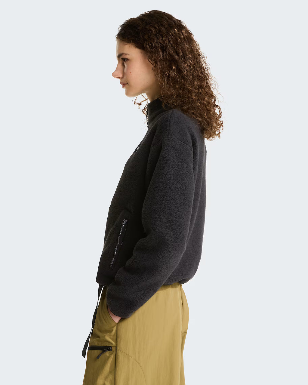 Womens Fleeski 1/4 Zip (Black)