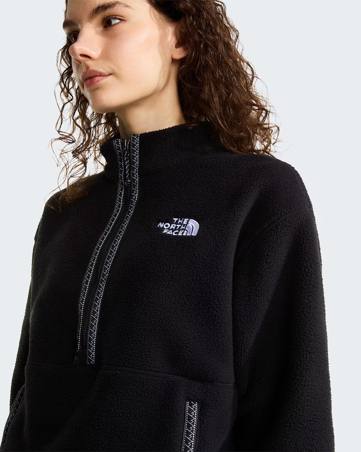 Womens Fleeski 1/4 Zip (Black)