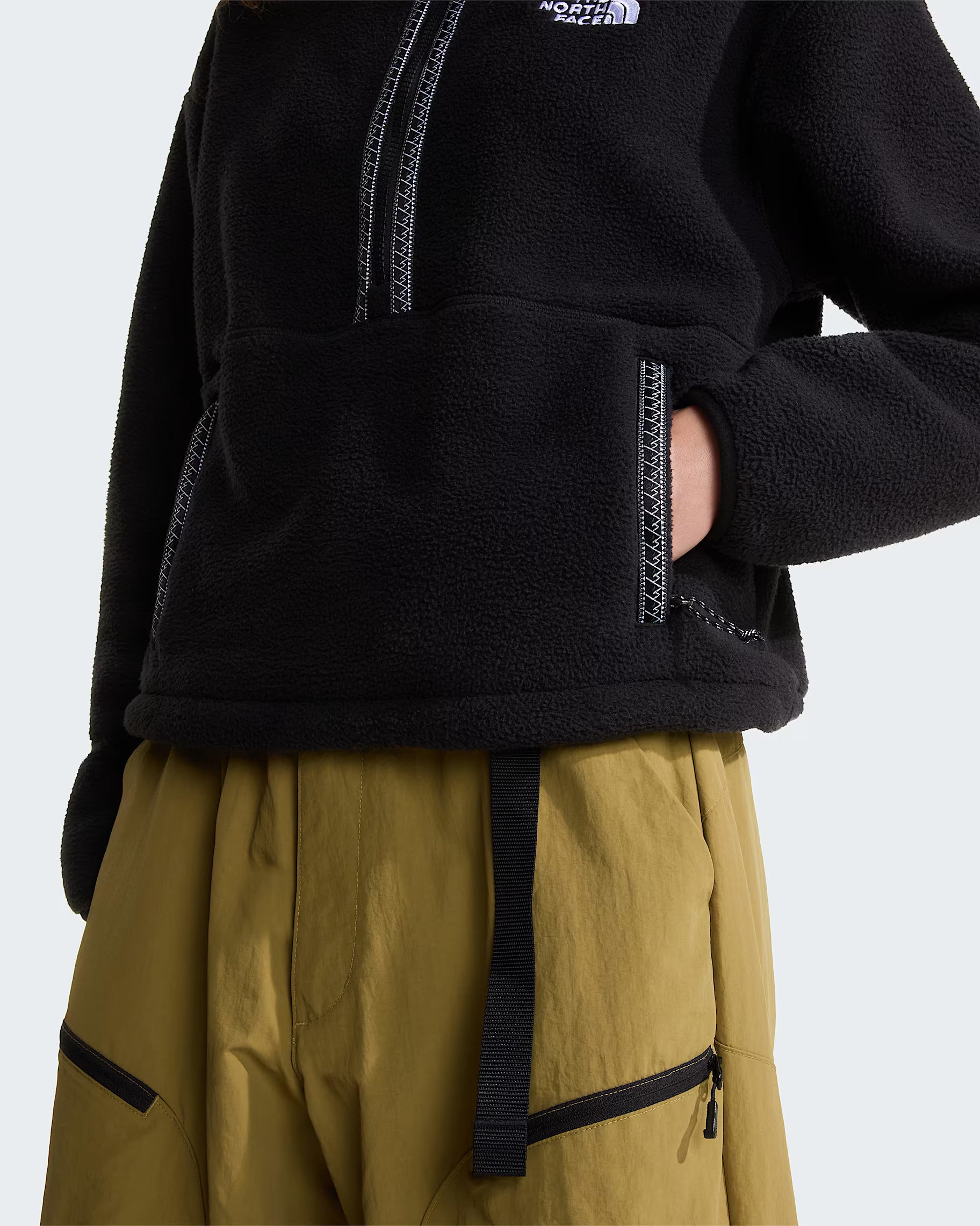 Womens Fleeski 1/4 Zip (Black)