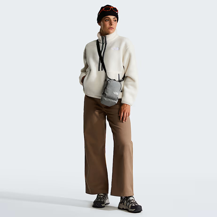 Womens Fleeski 1/4 Zip (White Dune)