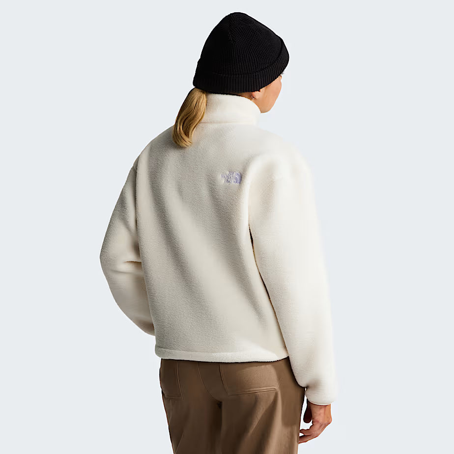 Womens Fleeski 1/4 Zip (White Dune)