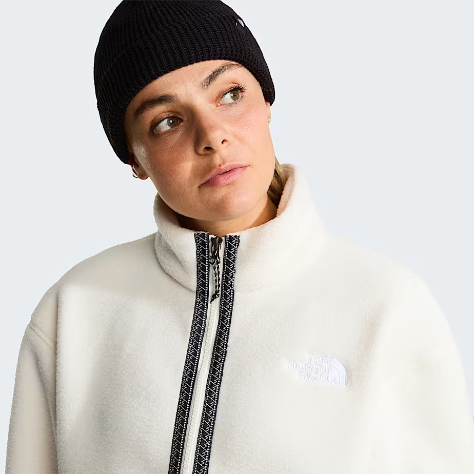 Womens Fleeski 1/4 Zip (White Dune)