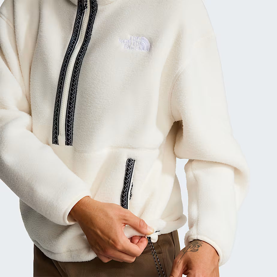 Womens Fleeski 1/4 Zip (White Dune)