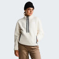 Womens Fleeski 1/4 Zip (White Dune)