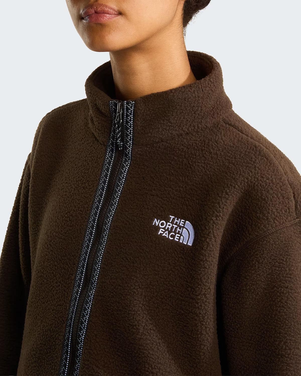 Womens Fleeski Full Zip Fleece (Dark Chestnut)
