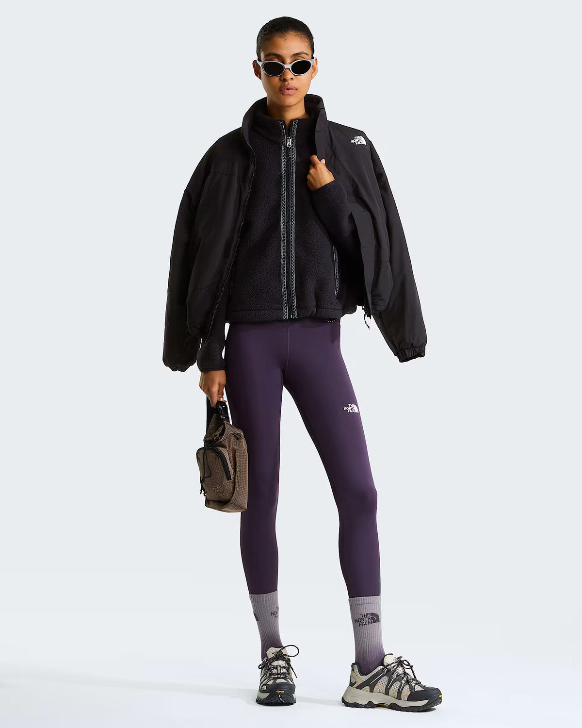 Womens Fleeski Full Zip Fleece (TNF Black)