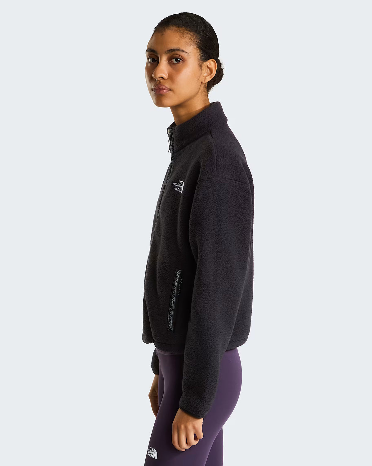 Womens Fleeski Full Zip Fleece (TNF Black)
