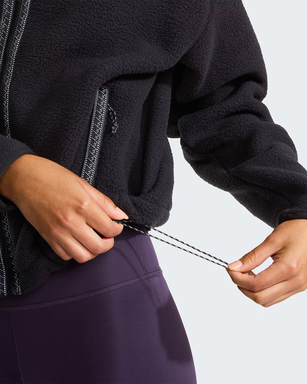 Womens Fleeski Full Zip Fleece (TNF Black)
