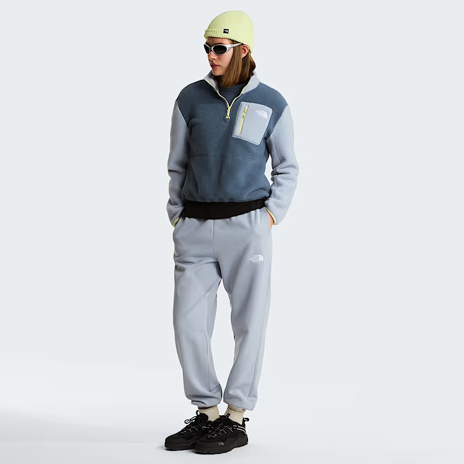 Womens Yumiori 1/4 Zip Fleece (Granite Grey/Frost Grey/Lemon Mist)