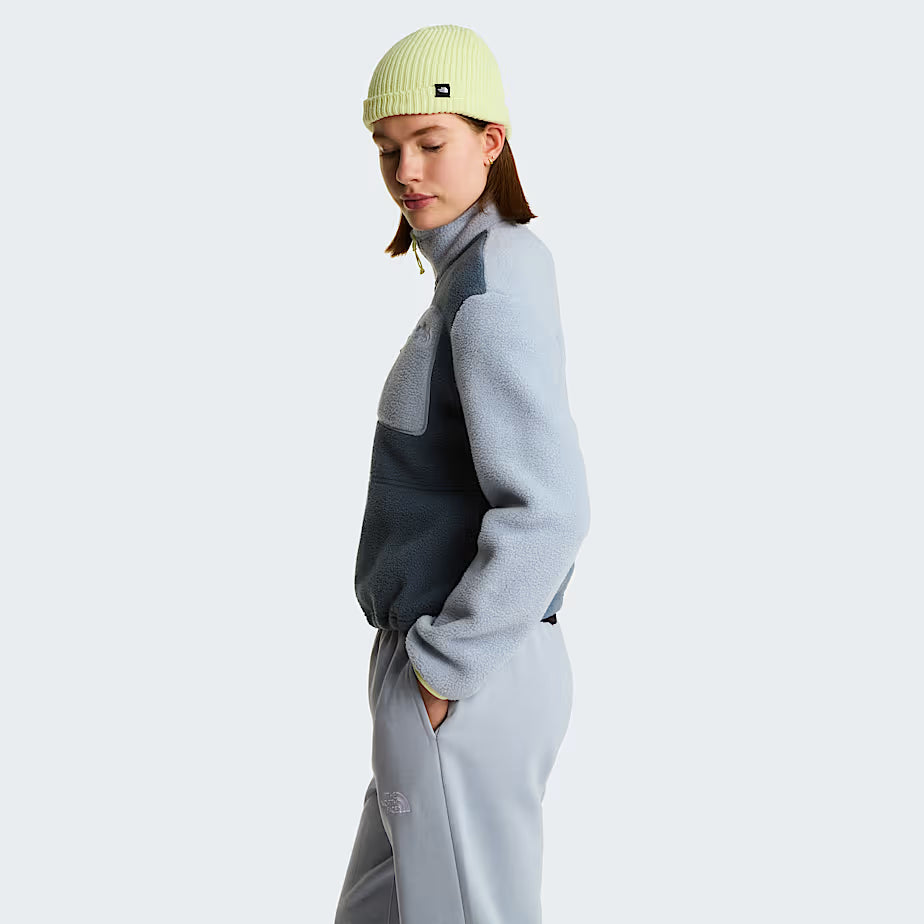 Womens Yumiori 1/4 Zip Fleece (Granite Grey/Frost Grey/Lemon Mist)