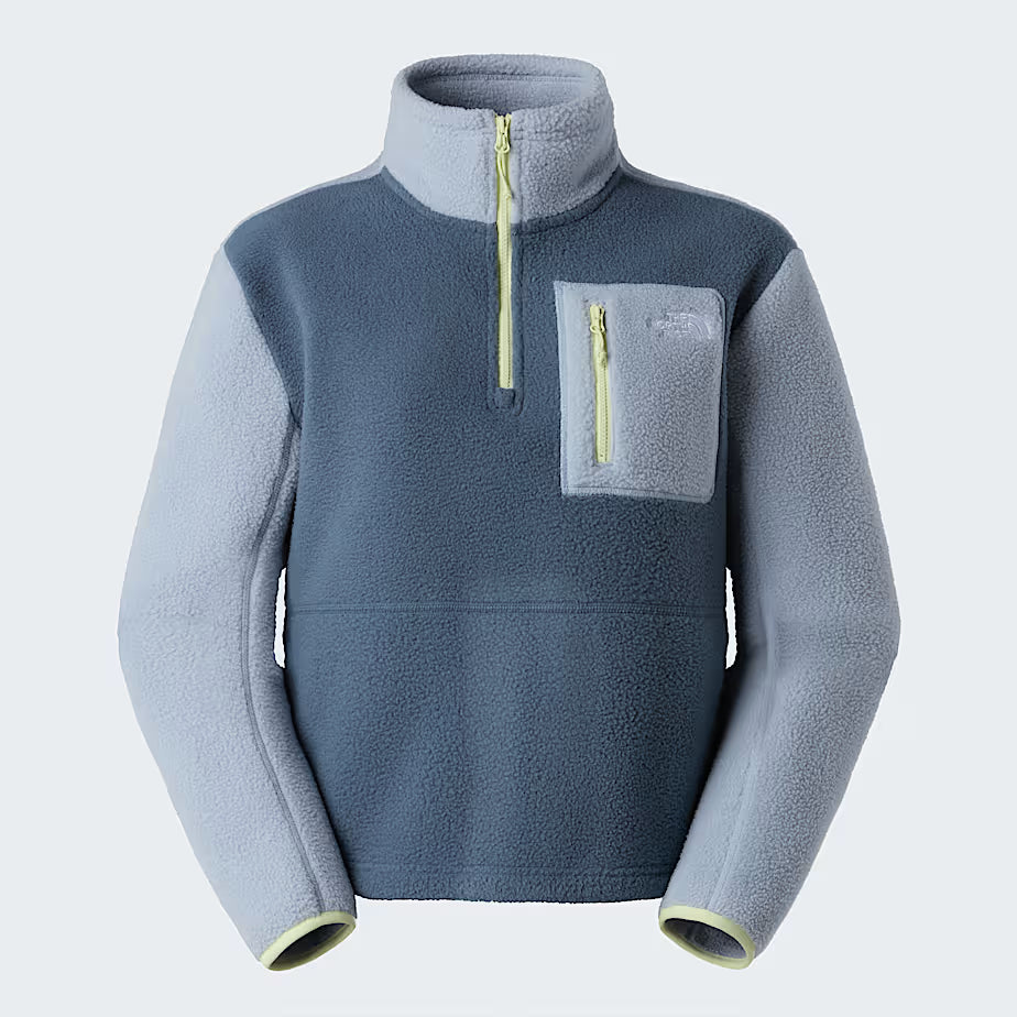Womens Yumiori 1/4 Zip Fleece (Granite Grey/Frost Grey/Lemon Mist)
