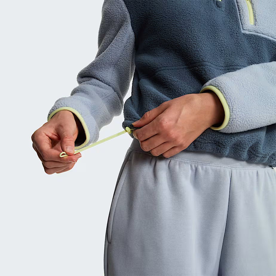 Womens Yumiori 1/4 Zip Fleece (Granite Grey/Frost Grey/Lemon Mist)