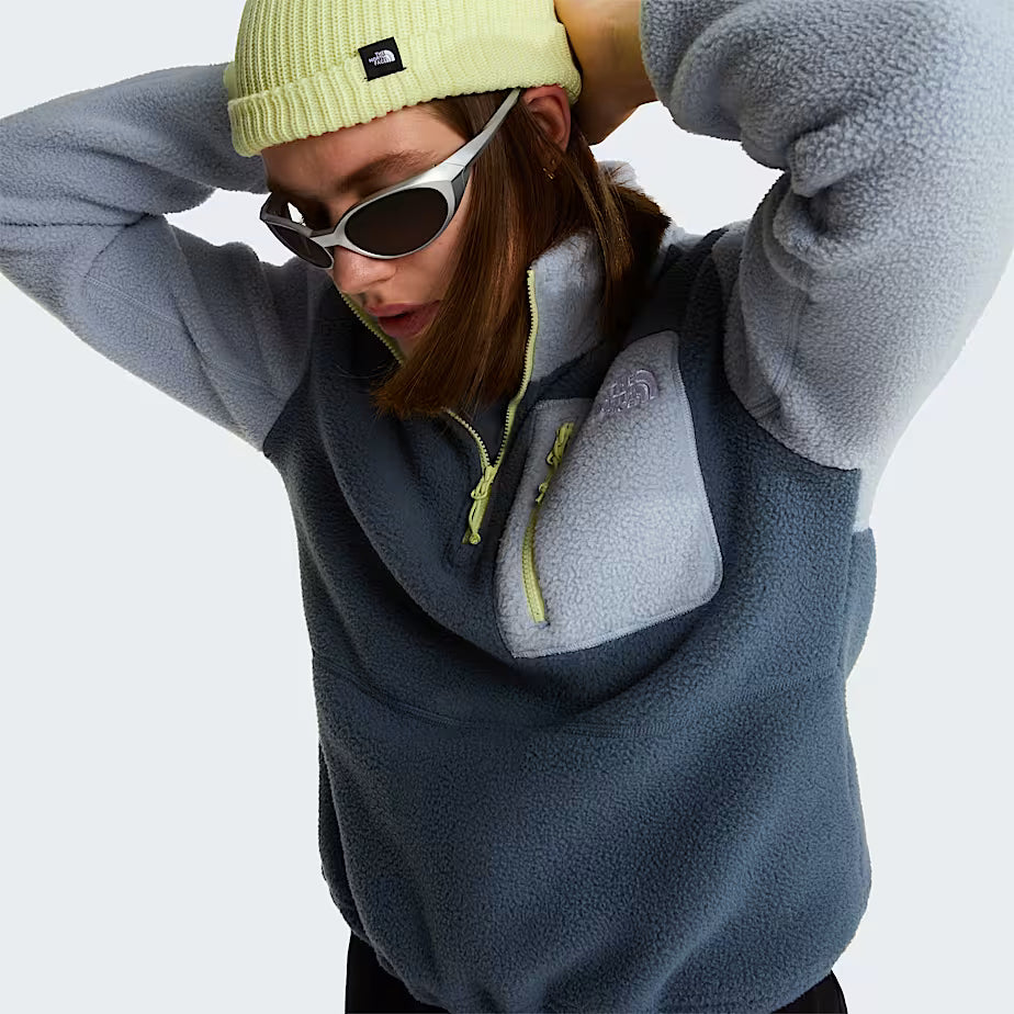 Womens Yumiori 1/4 Zip Fleece (Granite Grey/Frost Grey/Lemon Mist)