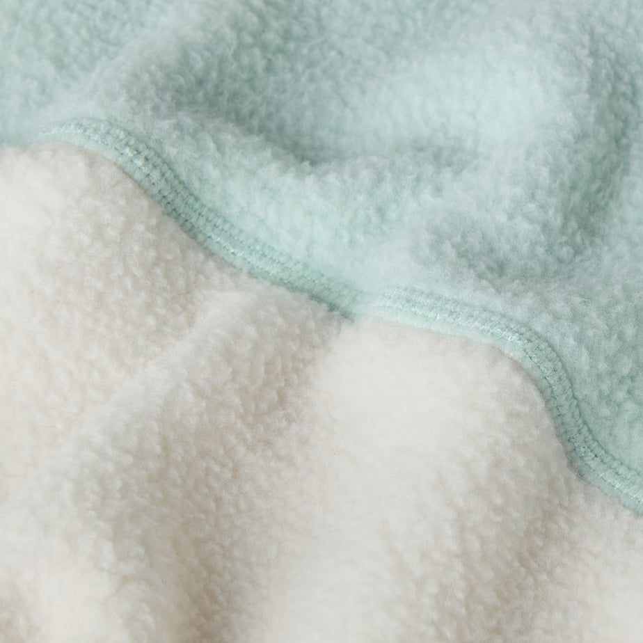 Womens Yumiori 1/4 Zip Fleece (White Dune/Opal Frost/Transcendent Grey)