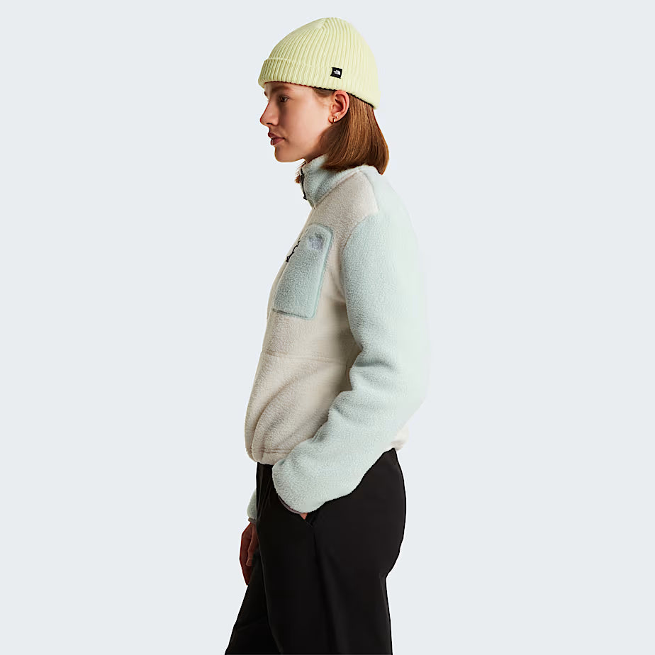 Womens Yumiori 1/4 Zip Fleece (White Dune/Opal Frost/Transcendent Grey)