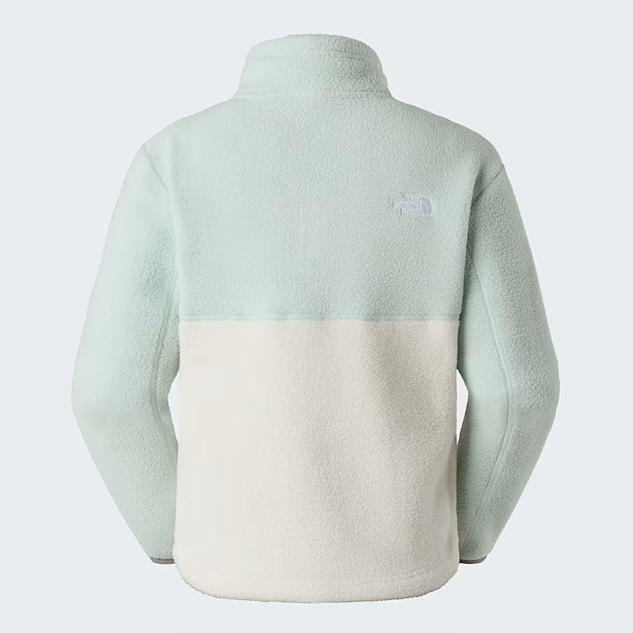 Womens Yumiori 1/4 Zip Fleece (White Dune/Opal Frost/Transcendent Grey)