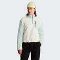 Womens Yumiori 1/4 Zip Fleece (White Dune/Opal Frost/Transcendent Grey)