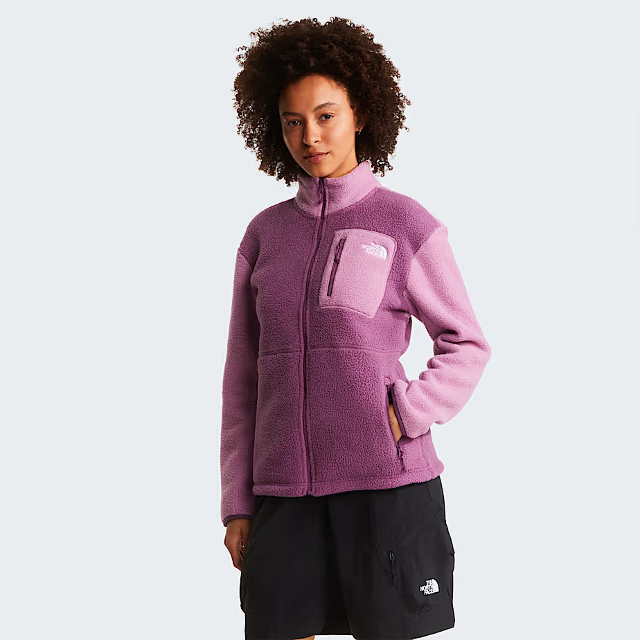 Womens Yumiori Full Zip Fleece (Chroma Purple/Hushed Lavender)