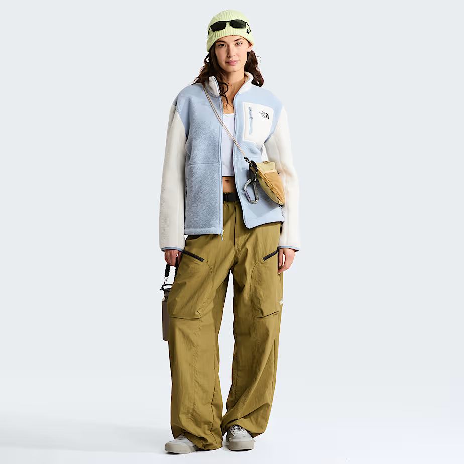 Womens Yumiori Full Zip Fleece (Frost Grey/White Dune)