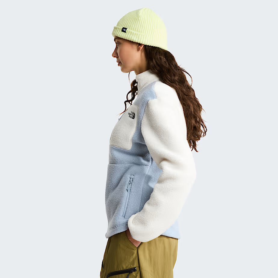 Womens Yumiori Full Zip Fleece (Frost Grey/White Dune)