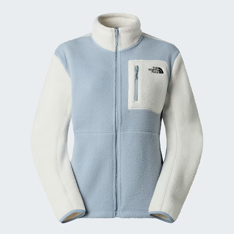 Womens Yumiori Full Zip Fleece (Frost Grey/White Dune)