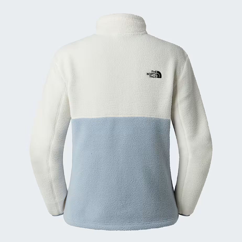 Womens Yumiori Full Zip Fleece (Frost Grey/White Dune)