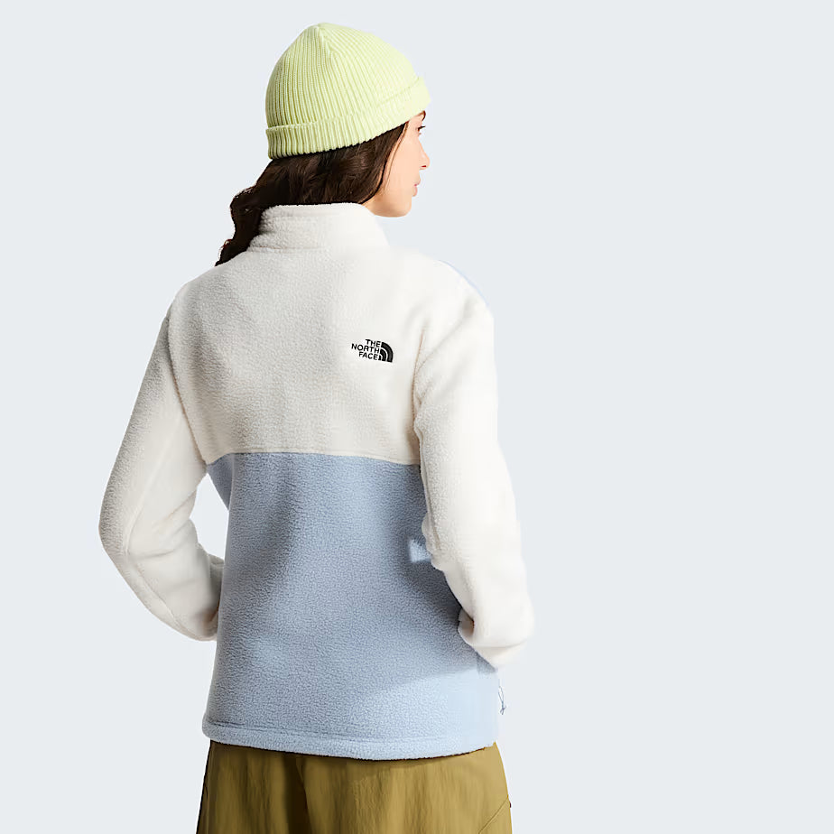 Womens Yumiori Full Zip Fleece (Frost Grey/White Dune)