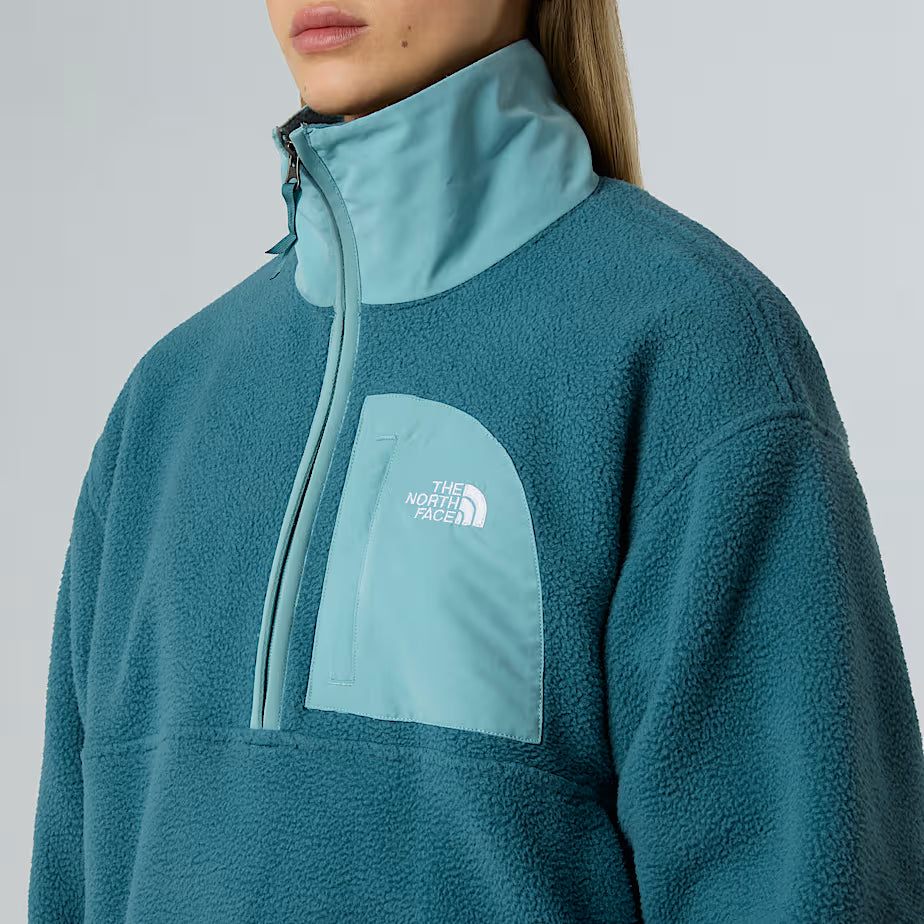 Womens Yumiori Off-Peak 1/2 Zip Fleece (Space/Blue Eclipse)