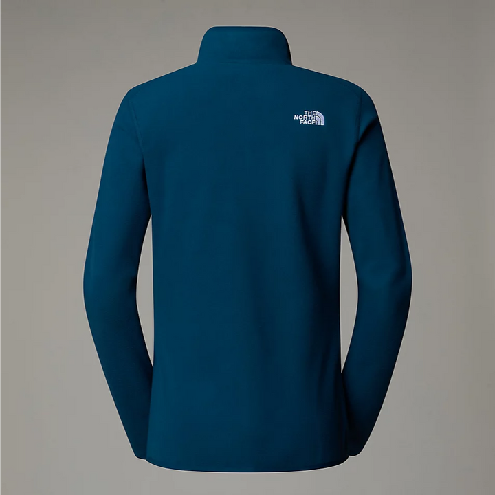 Womens 100 Glacier 1/4 Zip Fleece (Midnight Petrol)