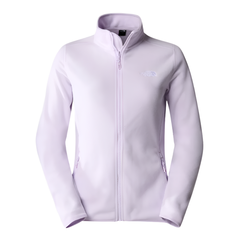 Womens 100 Glacier Full-Zip Fleece (Icy Lilac)