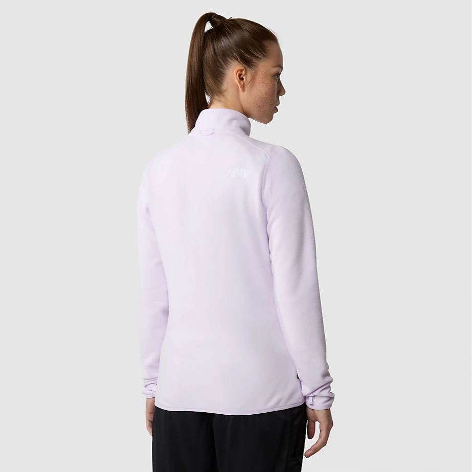 Womens 100 Glacier Full-Zip Fleece (Icy Lilac)