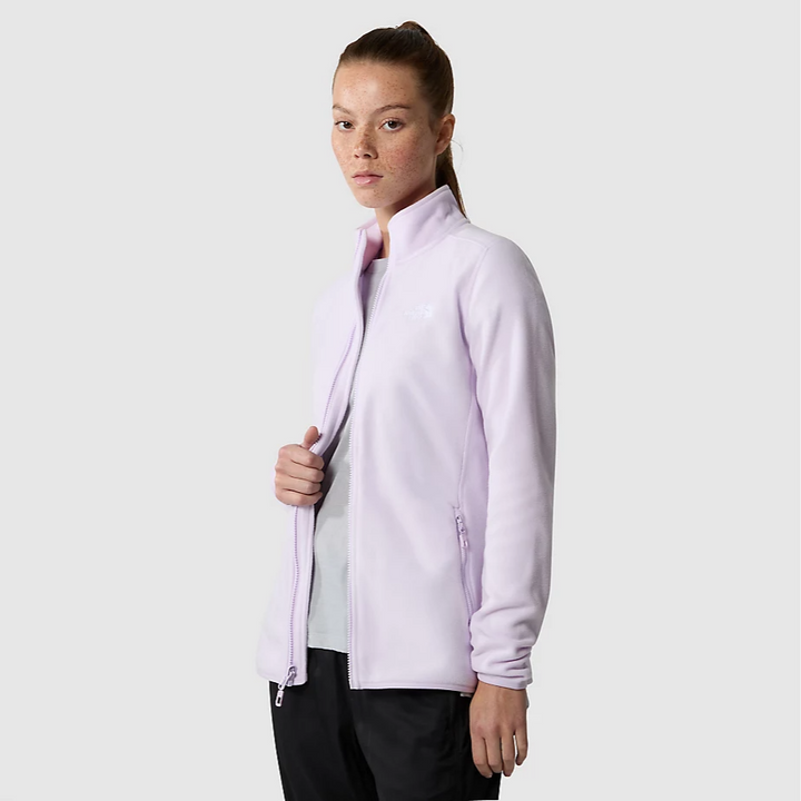 Womens 100 Glacier Full-Zip Fleece (Icy Lilac)