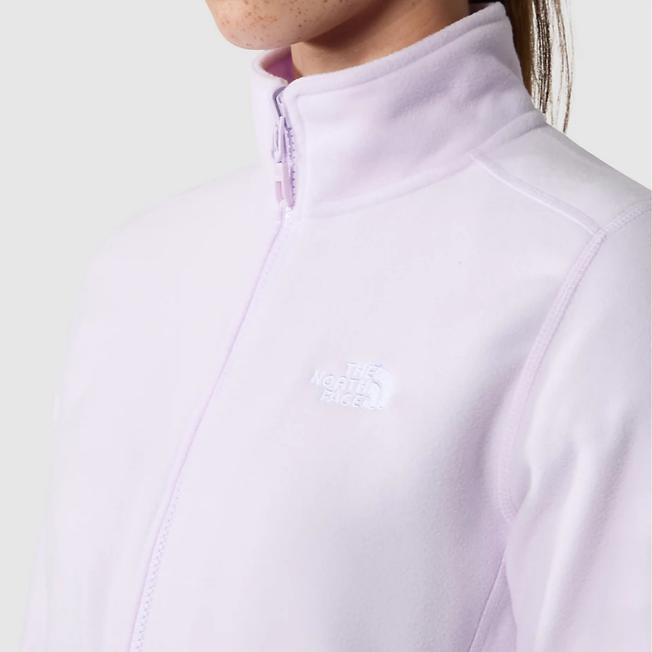 Womens 100 Glacier Full-Zip Fleece (Icy Lilac)