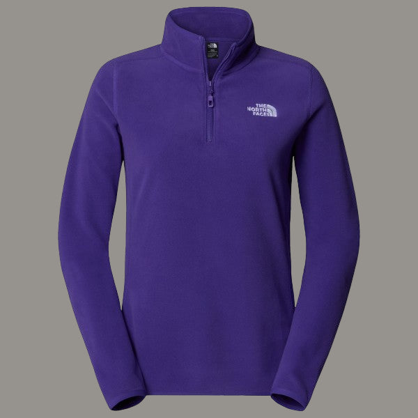 Womens 100 Glacier 1/4 Zip Fleece (Peak Purple)