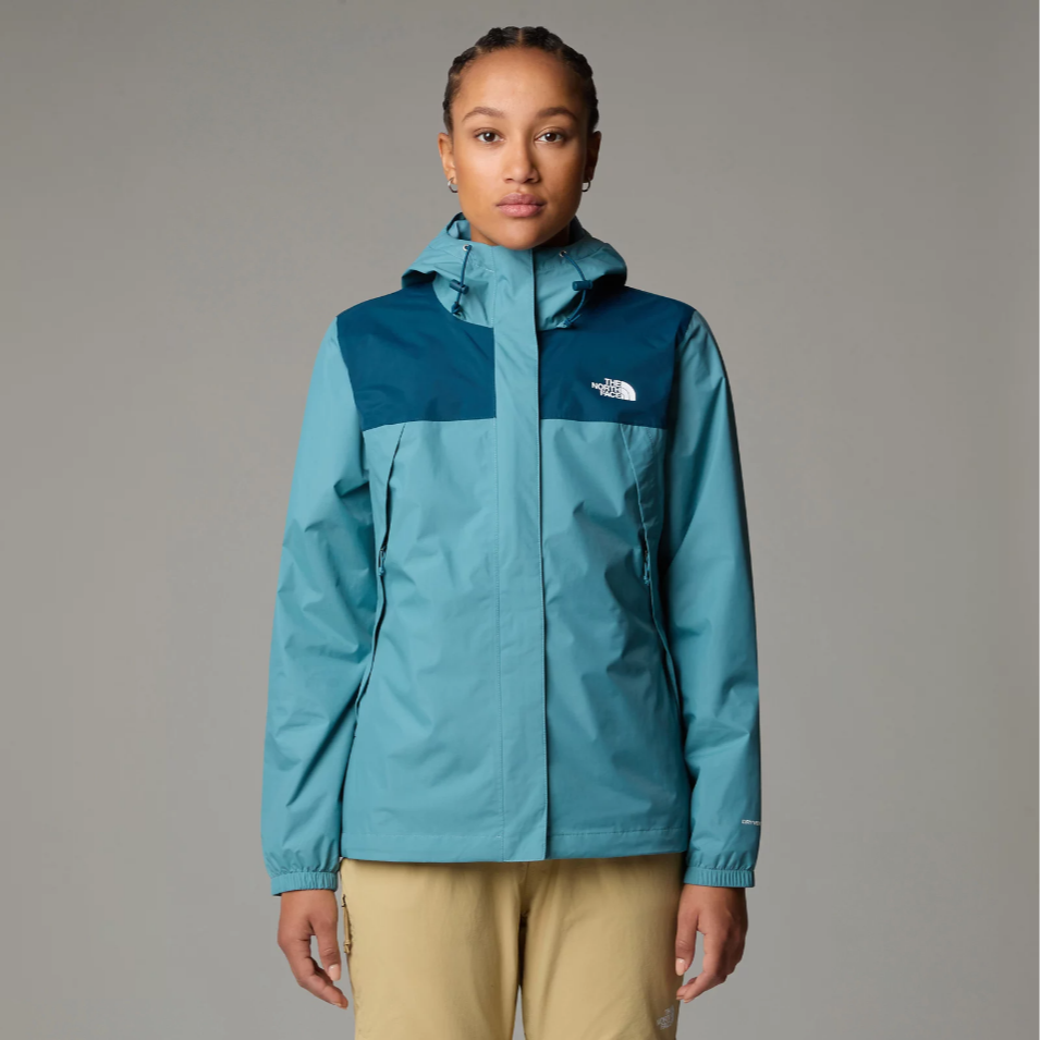 Womens Antora Jacket (Algae Blue/Midnight Petrol)