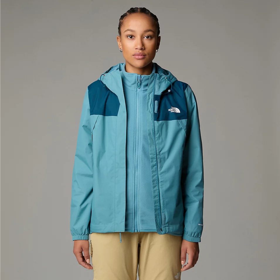 Womens Antora Jacket (Algae Blue/Midnight Petrol)