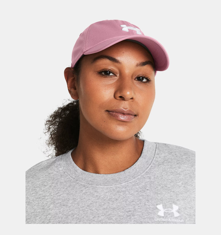 Womens UA Blitzing Adjustable Cap (Pink)