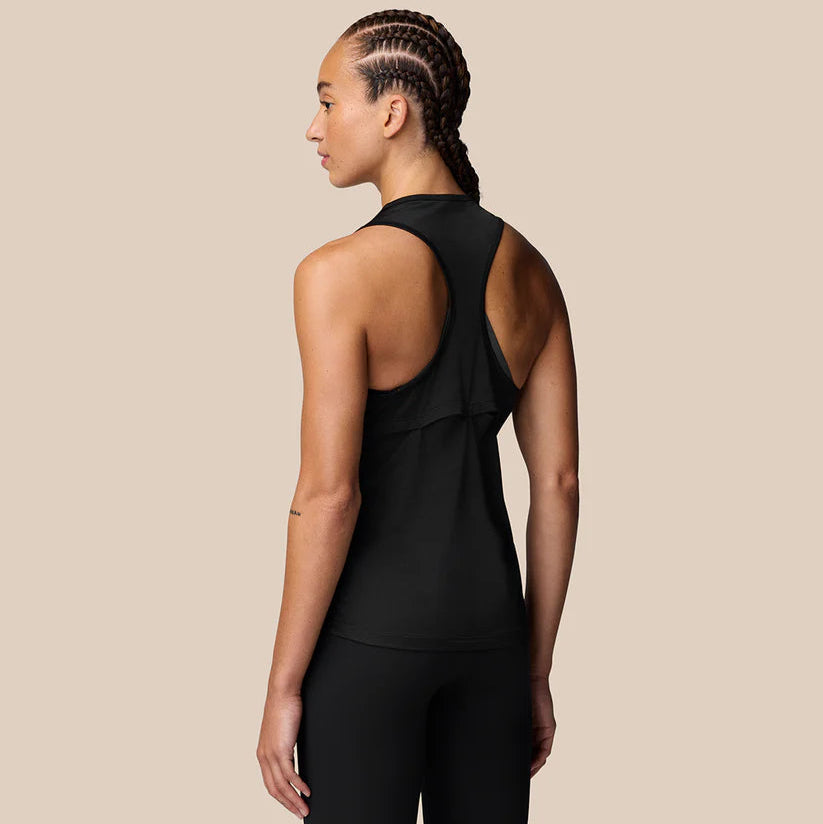 Womens Adapt Training Tank Top (Black/White)