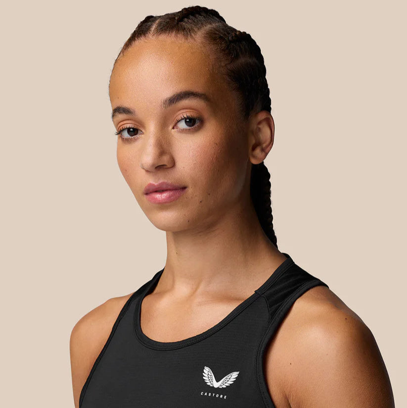 Womens Adapt Training Tank Top (Black/White)
