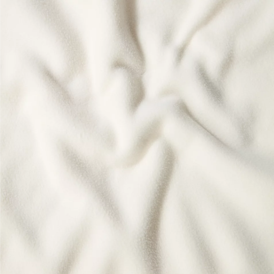Womens 100 Glacier Full-Zip Fleece (White Dune)