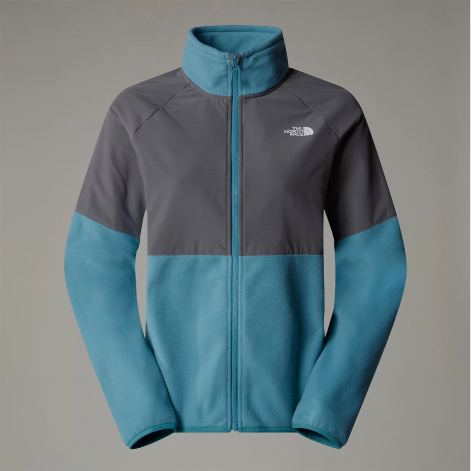 Womens Glacier Heavyweight Full-Zip Fleece (Algae Blue/Smoked Pearl)