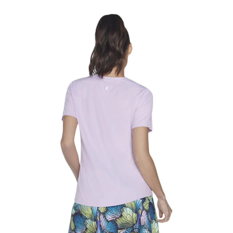 Womens GoDri Swift Tunic Tee (Purple)